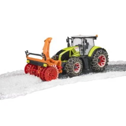 BRUDER 03017 - Claas Axion 950 Mit Schneeketten Und Schneefräse