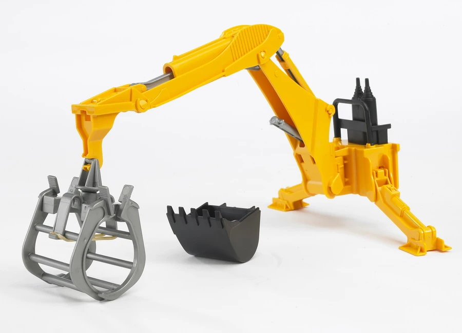BRUDER 02338 - Heckbagger Mit Greifer 2 BRUDER 02338 - Heckbagger Mit Greifer – Bild 2